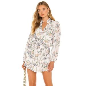 $228 NWT Yumi Kim Love Always Mini Dress in Songbird Ivory Floral Size SMALL